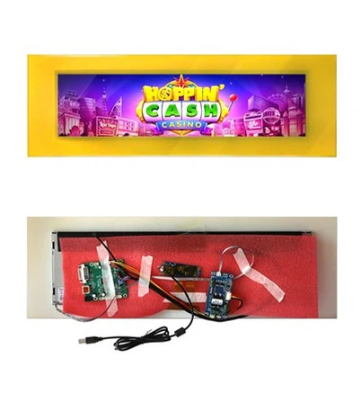 전시실을 위한 19.4inch 가득 차있는 HD 막대기 유형 IPS LCD 감시자